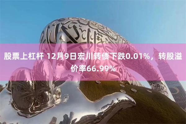 股票上杠杆 12月9日宏川转债下跌0.01%，转股溢价率66.99%